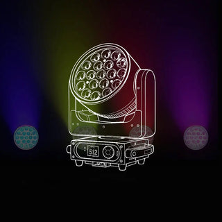 Wash Moving Head Stage Lights