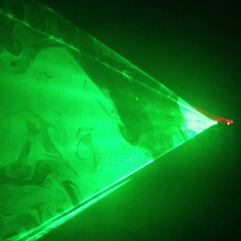 Shehds lâmpada laser 2 cabeças laser duplo buraco efeito de palco dmx512 iluminação para pista de dança e dj discoteca festa ktv boate
