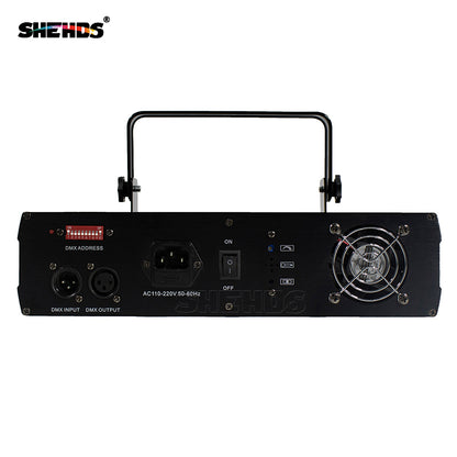 SHEHDS Laser Lamp 2 Head Laser Dual Hole Stage Effect DMX512 Lighting For Dance Floor And DJ Disco Party KTV Nightclub
