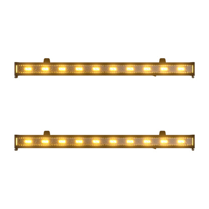 SHEHDS Wasserdichtes LED Retro 10x20W Amber Strobe Licht Geräuschlos für Außenbereich