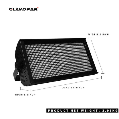GLAMOPAR LED 200W RGB Marquee Strobe Light (8 segments) Suitable