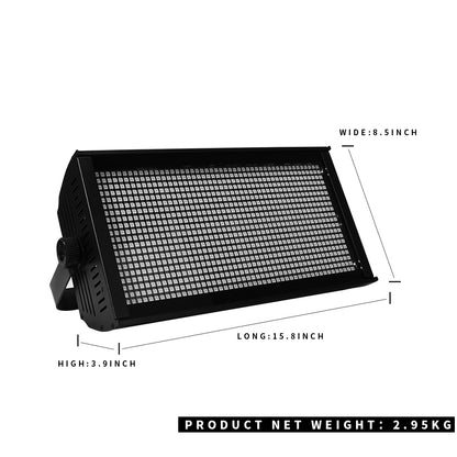 GLAMOPAR LED 200W RGB Foco Estroboscópico de Carpa (8 segmentos) Adecuado