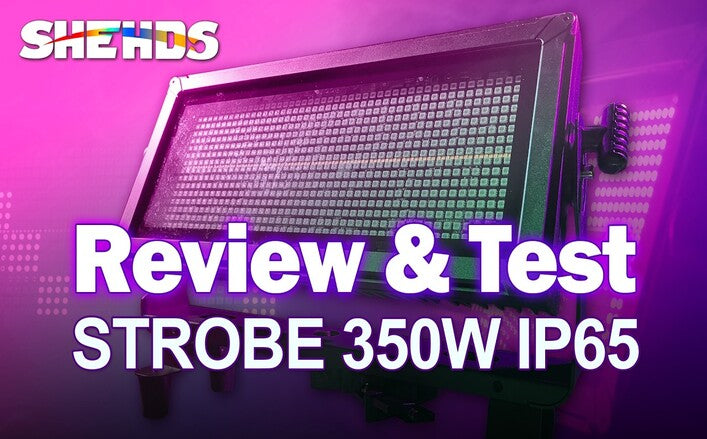SHEHDS Strobe - 350W Waterproof LED RGB | Test & Review