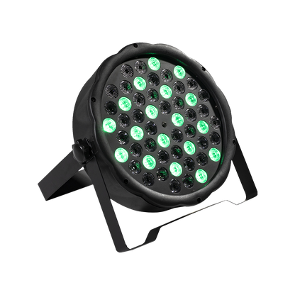 Бесшумный тонкий светодиод Par ​​54x3 Вт RGBW LED Flat Par Color Mixing Wash Light Сценическое освещение DMX512 для клубного бара Диско DJ