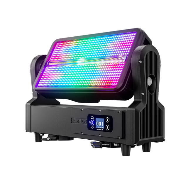 CoralPar IP65 Waterproof 1000W RGB Strobe Moving Head Light