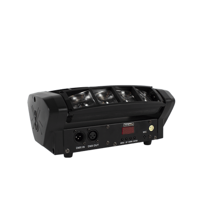 SHEHDS Mini LED RGBW Beam 8x6W Spider Light Moving Head Laser