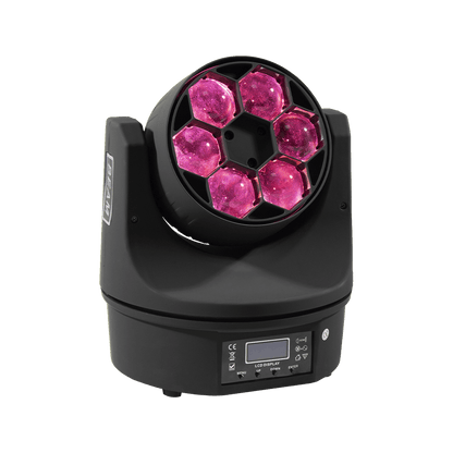 SHEHDS LED Bee Eye Beam & Wash 6x15W RGBW 4-en-1 projecteur asservi