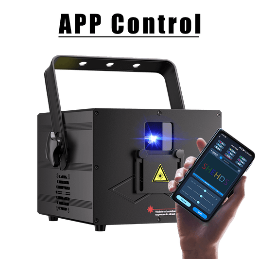 SHEHDS 3D Effect 3W RGB Laser Scanner Stage Lighting