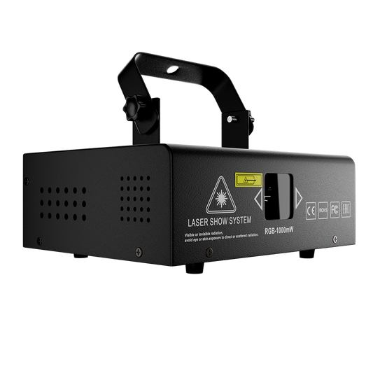 SHEHDS 1W RGB Scan Laser Double Pattern Superimposed For Performance Stage DJ Nightclub Wedding