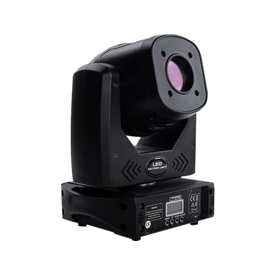 SHEHDS LED Spotlight 80W with 3-Prism Gobo Moving Head Lighting