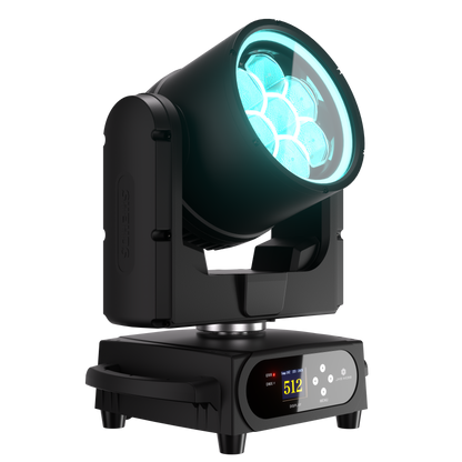 JMS WEBB Waterproof 7x40W Bee Eye Moving Head Light RGBW/RGBL/RGBLAC Zoom Wash Stage Lighting