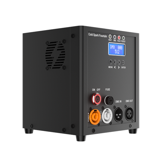 SHEHDS Mini 450W Cold Spark Fountain Machine with Remote Control DMX Spark Machine for Wedding Party