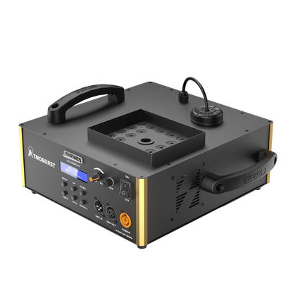 SHEHDS 1500W RGB LED Fog Machine with 24x3W Lights DMX & Remote Control Fog Effect Machine for Party