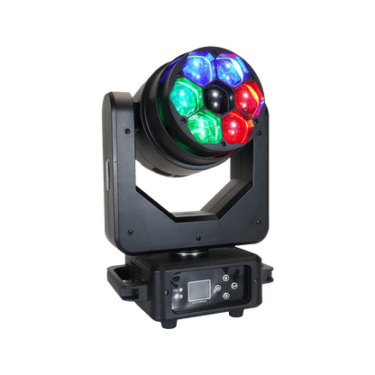 JMS WEBB LED faisceau et lavage grand oeil d'abeille 7x20W tête mobile pour boîte de nuit DJ Club discothèque scène