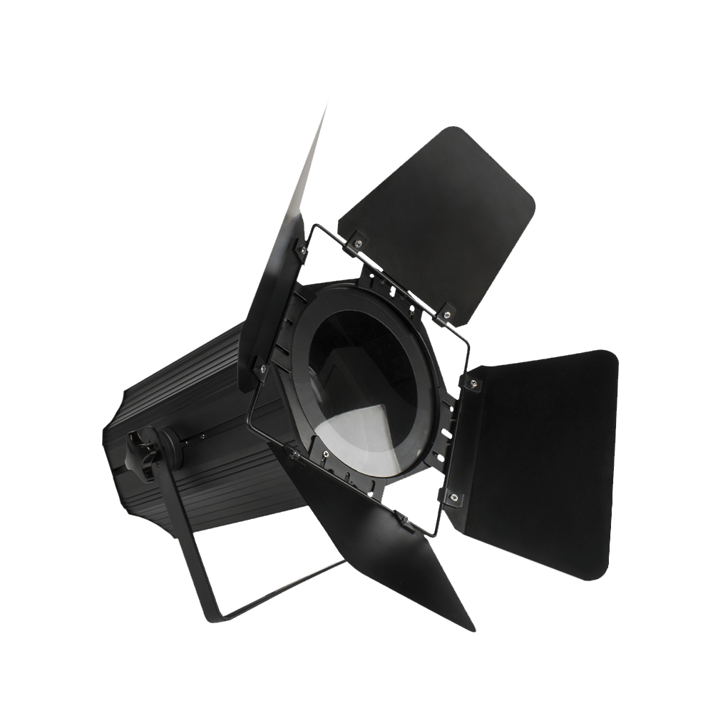 SHEHDS（With Barndoors）Two-Tone LED 200W COB Zoom Par Light Warm/ Cool White Stage Lighting
