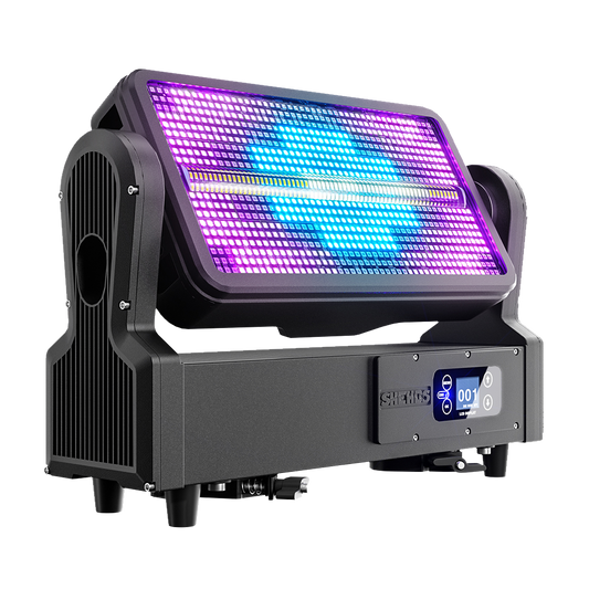 CoralPar Waterproof LED 1000W RGB Strobe Moving  Head Lighting For Wedding Club Church DJ