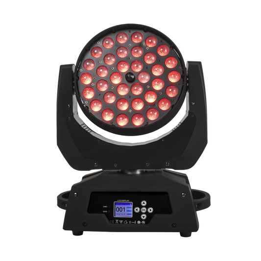 SHEHDS lavage Zoom 36x18W RGBWA + UV tête mobile lumière bouton Version pour DJ scène boîte de nuit mariage