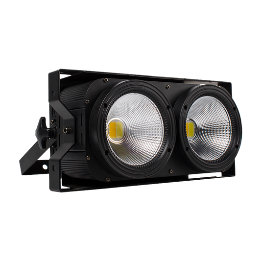 Combination 2Eyes 200W LED COB Blinder Cool White + Warm White Lighting for Church Wedding Concert Theater