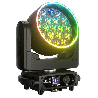 SHEHDS APP Control 19 x Series LED Pixel Zoom Wash Moving Head Light