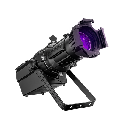 LED Fixed Focus LEKO 250W/350W Profile Spotlight - RGBWAUV/RGBLAC/RGBW/RGBL/Warm+Cool White | Four-leaf Manual Shutters