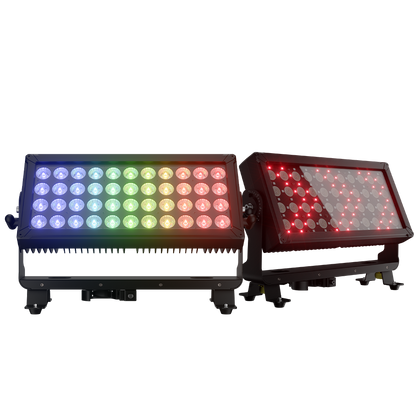 ShockCore Waterproof LED 44x10W RGBW Flood Light-Frost Lens Zero Noise Outdoor