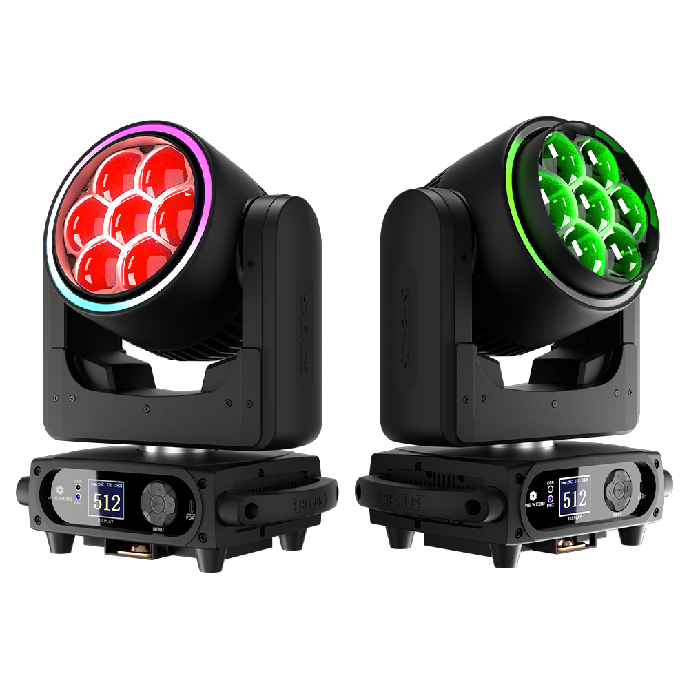SHEHDS Lyre 7x40W Bee Eye avec zoom et fonction wash RGBW/RGBL/RGBLAC