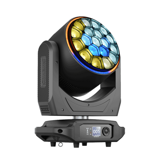 JMS WEBB LED RGBW 4in1 Bee Eye 19x40W Zoom & Beam & Wash Moving Head Light