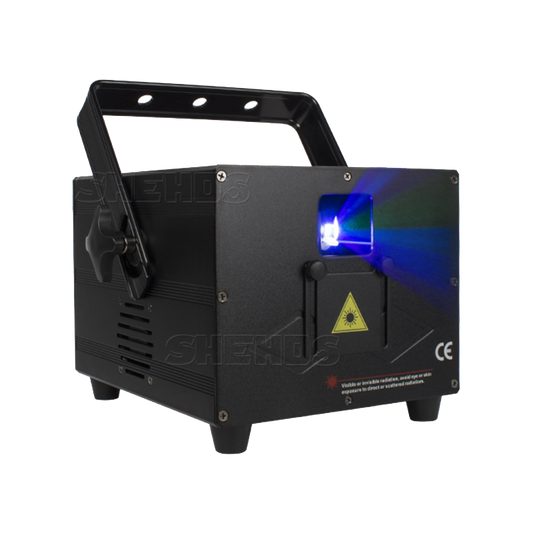 SHEHDS Efecto 3D a todo color 3W RGB Luces de escáner láser DJ Party Bar Proyector Iluminación de escenario