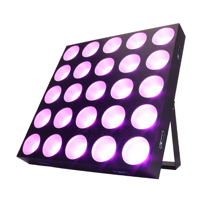 Светодиодный матричный светильник RGBW 25x30 Вт для церковной свадьбы, концерта, театра, сцены