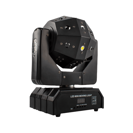 SHEHDS 16X3W LED Football Moving Head 3in1(Beam & Laser & Strobe) Lighting