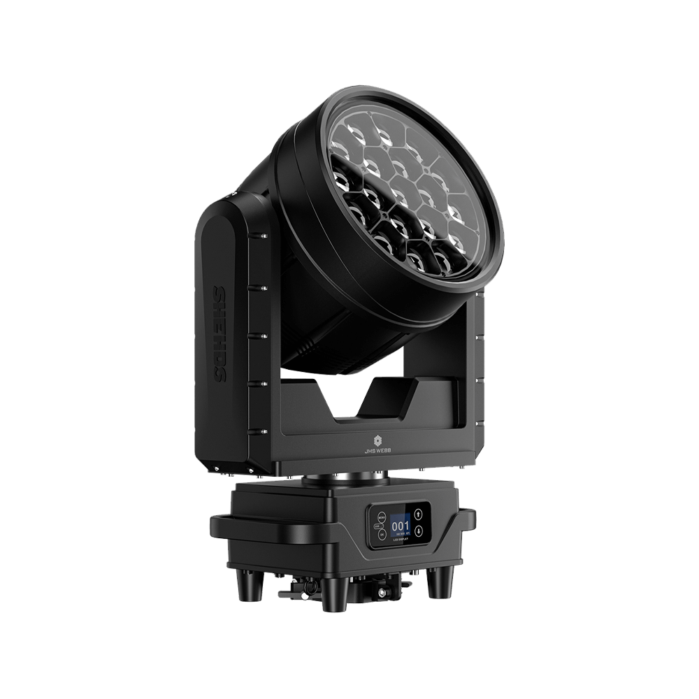 SHEHDS Waterproof 19x40W RGBW LED Zoom & Beam & Wash Light