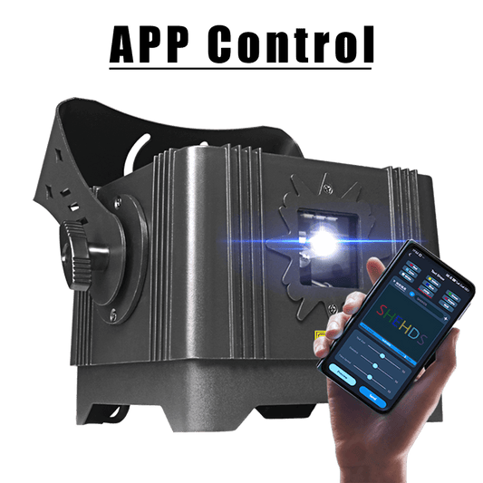 SHEHDS Waterproof Laser 3W RGB Scanning Pattern Animation Laser Lighting