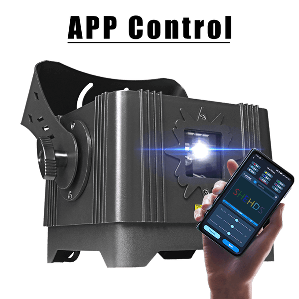 APP Control SHEHDS Waterproof Laser 3W RGB Scanning Pattern Animation Laser Light