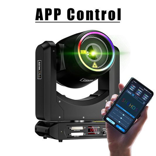 New APP Control Constellaser 12W Moving Head Laser Light With Ring Effect For bar Concerts Walking Street