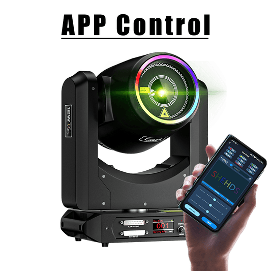 New APP Control Constellaser 12W Moving Head Laser Light With Ring Effect For bar Concerts Walking Street