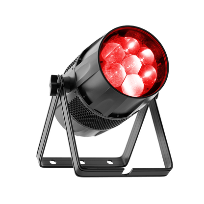 CORALPAR IP65 Waterproof LED Zoom & Wash Bee Eye Par 7x40W RGBW 4in1 Lighting