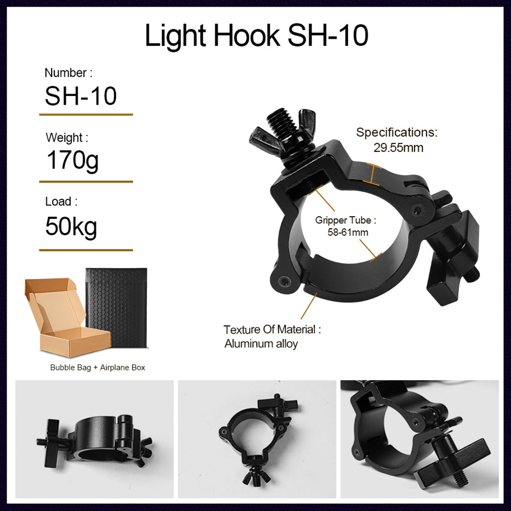 SHEHDS Gancho de alta calidad y cuerda de seguridad para todas las luces de escenario